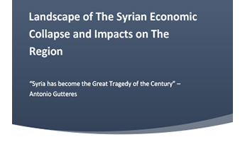 Landscape of the Syrian Economy and Impacts on the Region cover