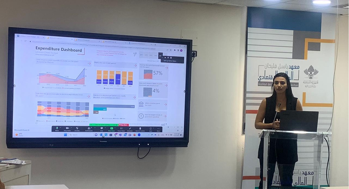 speaker lebanon citizen budget dashboard event