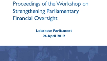 Strengthening Parliamentary Financial Oversight cover